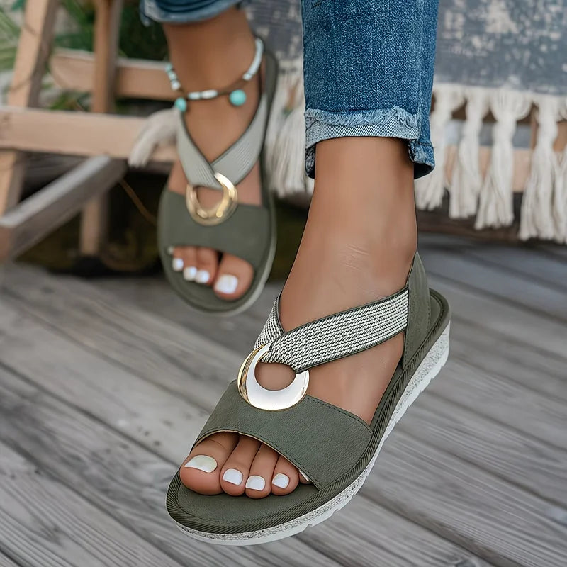 Flexible Strap Comfort Sandals with Arch Support