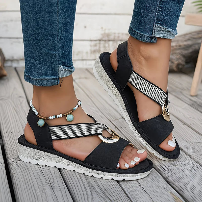 Flexible Strap Comfort Sandals with Arch Support