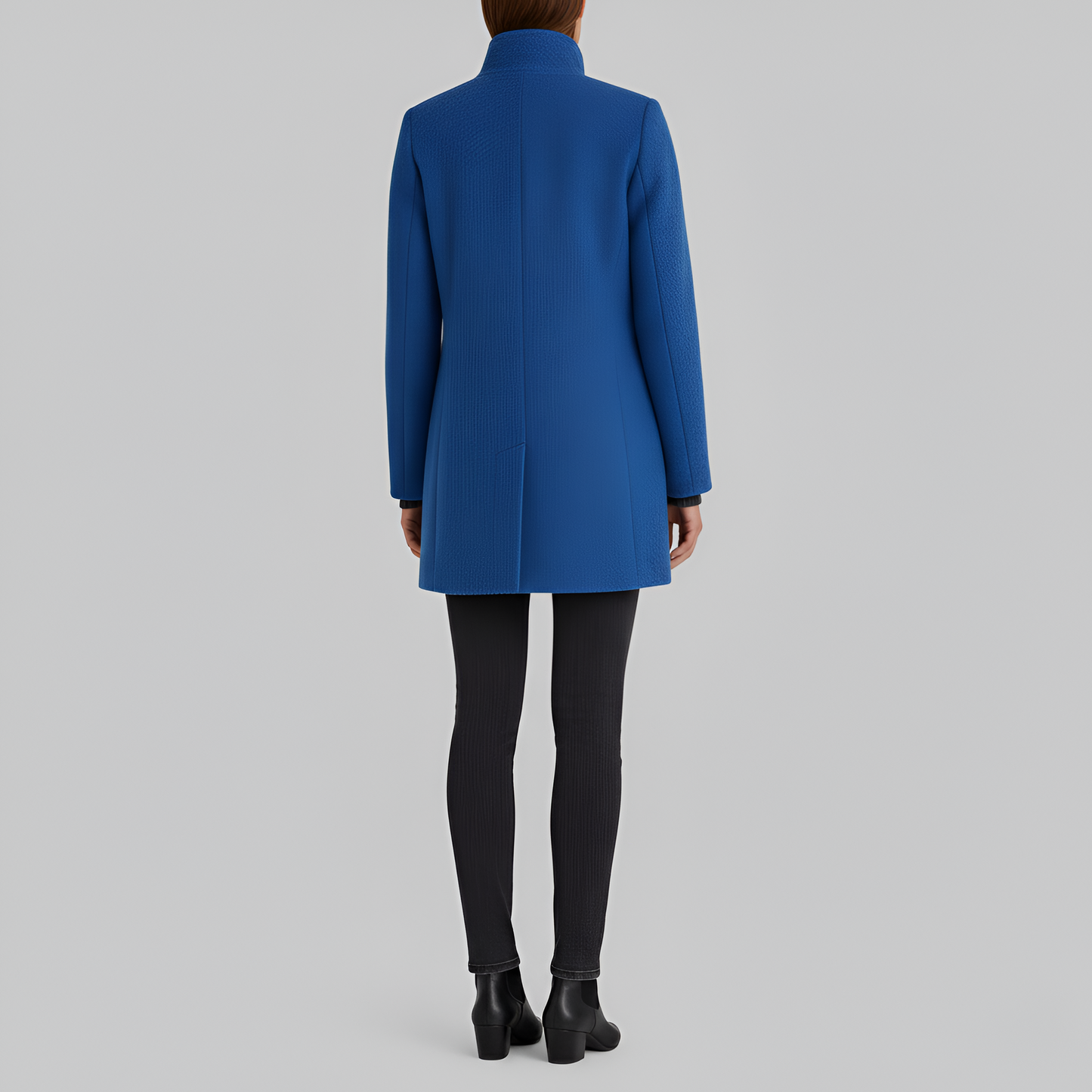 Grigio Wool Blend Coat for Everyday Warmth and Style