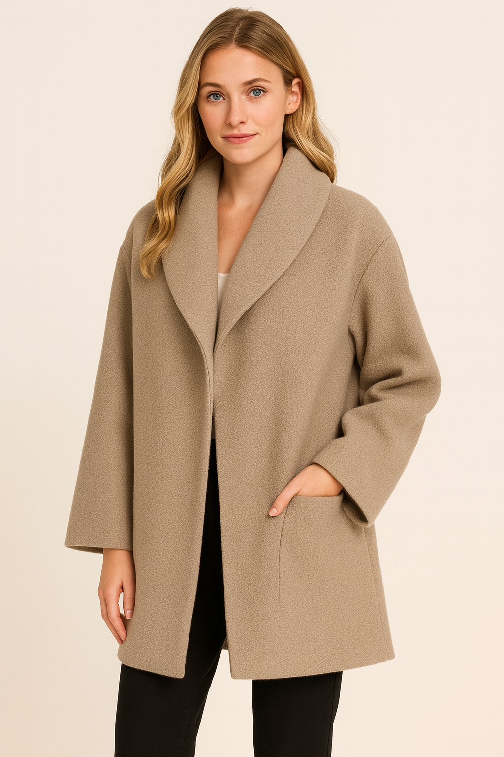 Classic Longline Trench Coat with Warm Lining