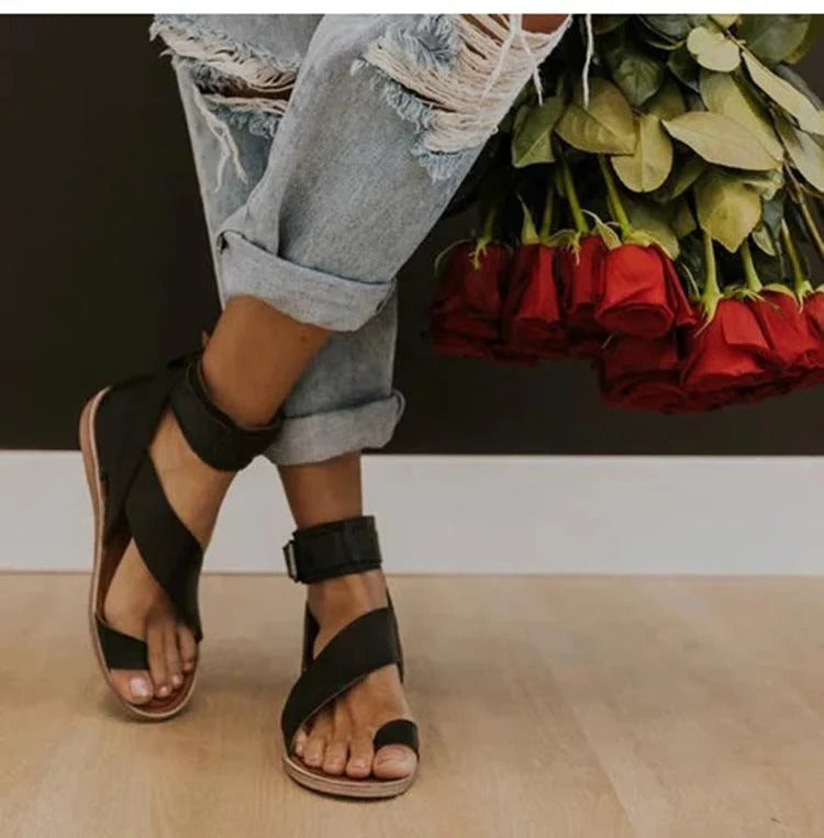 Cushioned Wedge Sandals with Supportive Straps